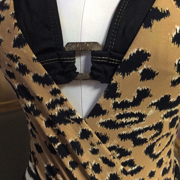 Anne Klein cheetah maillot swimsuit, size 8, like new! - Picture 11 of 15